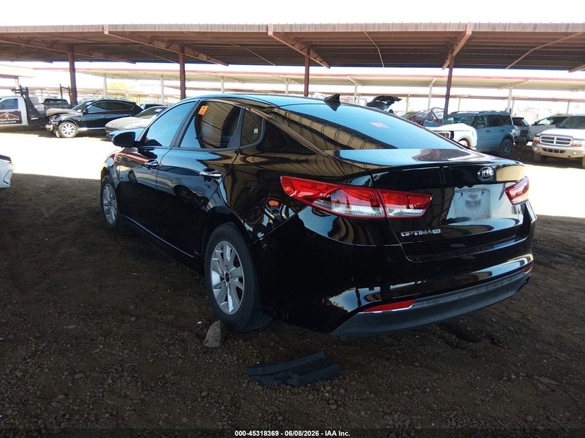 2018 Kia Optima VIN 5XXGT4L32JG195893 IAAI salvage auction — FRONT END, Salvage Title, sold $950 on 2026-07-07 (photo 3)