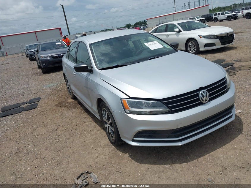 2016 Volkswagen Jetta VIN 3VWD67AJ3GM242074 IAAI salvage auction — LEFT SIDE, Salvage Title, sold $1,000 on 2026-07-19 (photo 1)