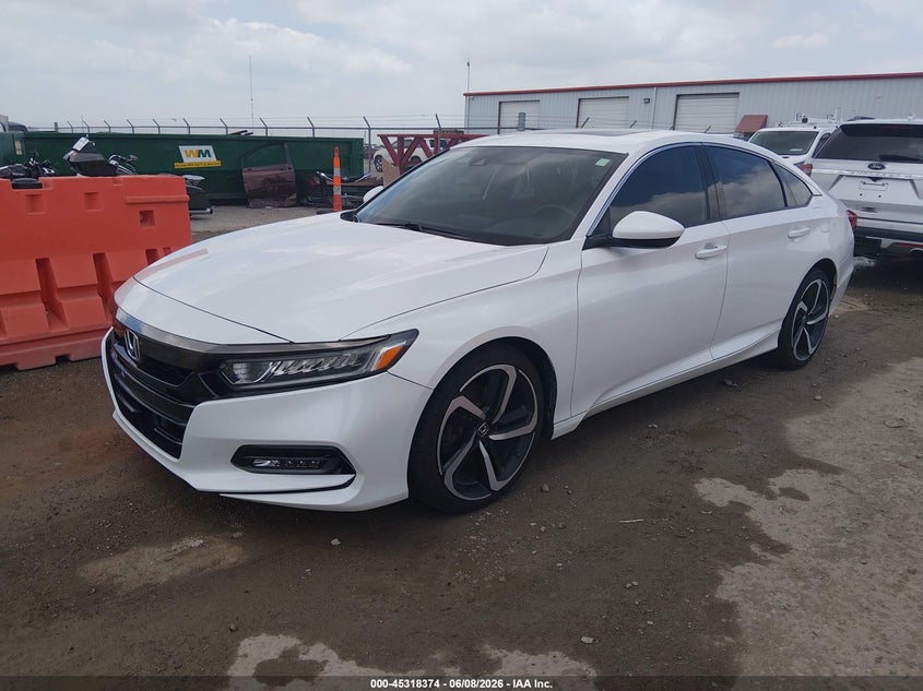 2020 Honda Accord VIN 1HGCV2F38LA002736 IAAI salvage auction — HAIL, Salvage Title, sold $11,700 on 2026-07-31 (photo 2)