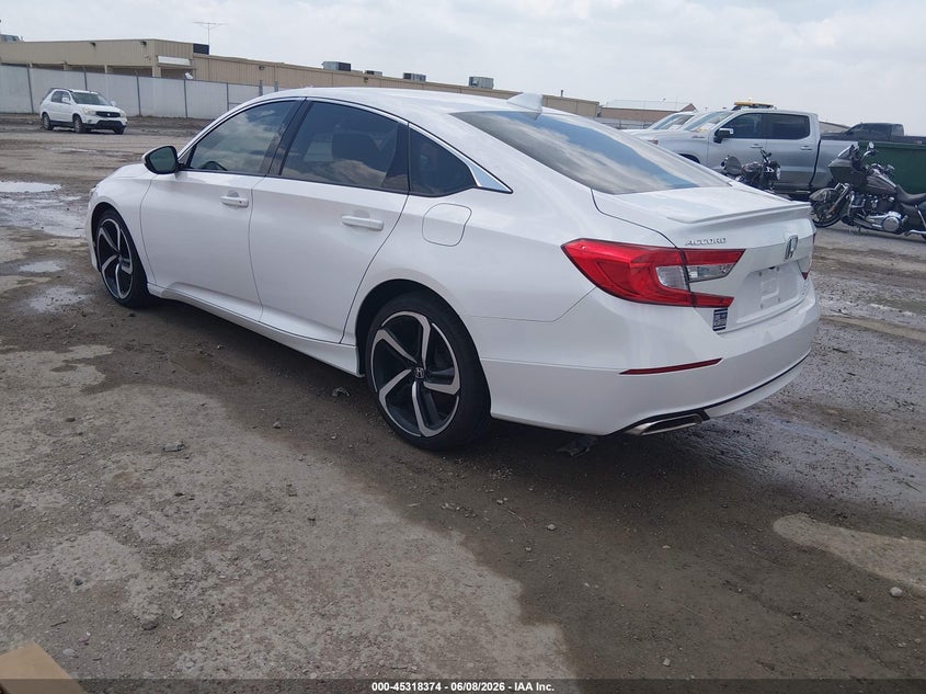2020 Honda Accord VIN 1HGCV2F38LA002736 IAAI salvage auction — HAIL, Salvage Title, sold $11,700 on 2026-07-31 (photo 3)