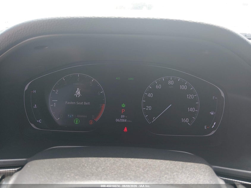 2020 Honda Accord VIN 1HGCV2F38LA002736 IAAI salvage auction — HAIL, Salvage Title, sold $11,700 on 2026-07-31 (photo 7)