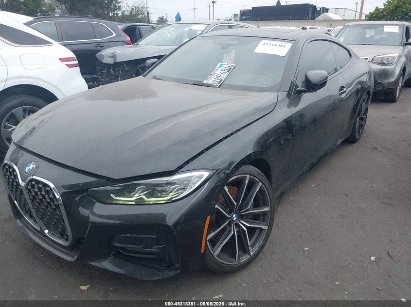 2021 BMW 4er VIN WBA53AP02MCF96709 IAAI salvage auction — UNDERCARRIAGE, Salvage Title, sold $15,300 on 2026-07-12 (photo 2)