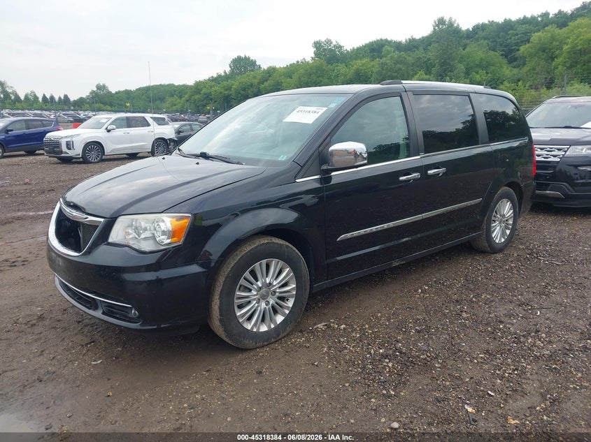 2014 Chrysler Town & country VIN 2C4RC1GG6ER183148 IAAI salvage auction — FRONT & REAR, Salvage Title, sold $500 on 2026-07-09 (photo 2)