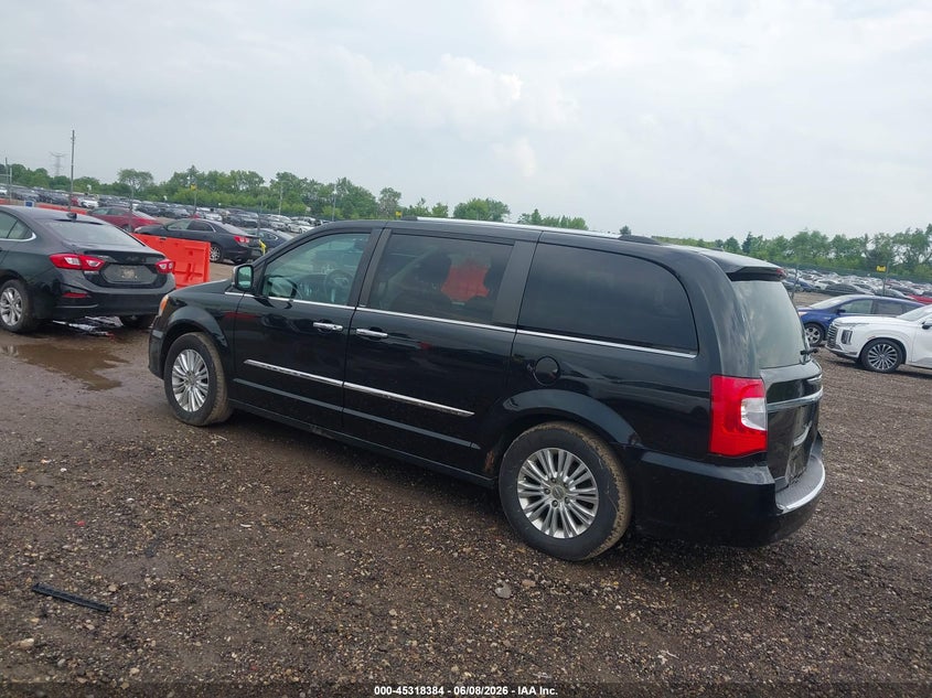 2014 Chrysler Town & country VIN 2C4RC1GG6ER183148 IAAI salvage auction — FRONT & REAR, Salvage Title, sold $500 on 2026-07-09 (photo 3)