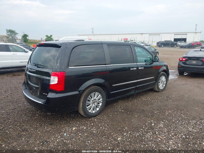 2014 Chrysler Town & country VIN 2C4RC1GG6ER183148 IAAI salvage auction — FRONT & REAR, Salvage Title, sold $500 on 2026-07-09 (photo 4)