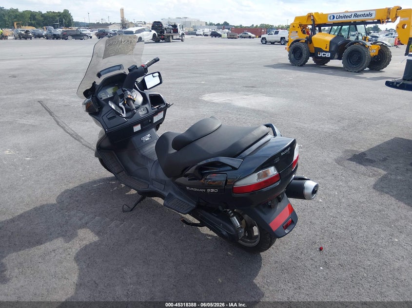 2007 Suzuki An650 VIN JS1CP51A672101405 IAAI salvage auction — NORMAL WEAR, Clear (Illinois), sold $525 on 2026-07-28 (photo 3)