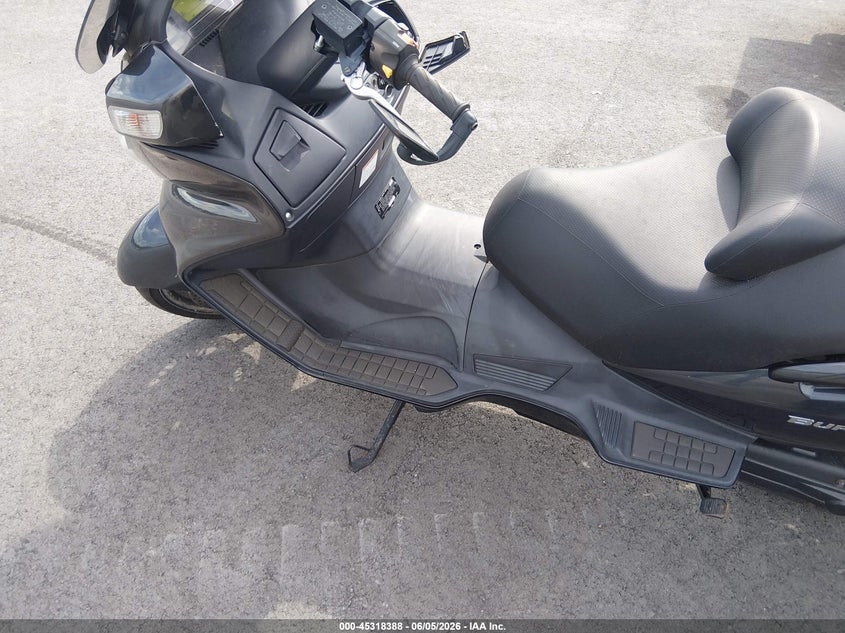2007 Suzuki An650 VIN JS1CP51A672101405 IAAI salvage auction — NORMAL WEAR, Clear (Illinois), sold $525 on 2026-07-28 (photo 9)