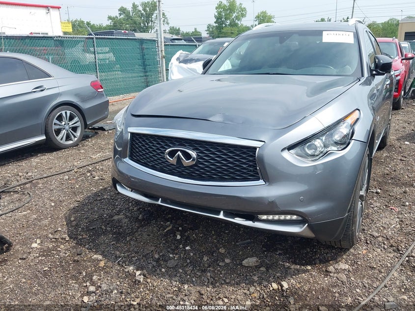 2017 Infiniti Qx70 VIN JN8CS1MW9HM412390 IAAI salvage auction — FRONT END, Salvage Title, sold $2,950 on 2026-07-11 (photo 6)
