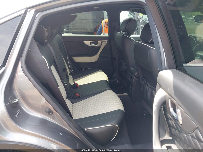 2017 Infiniti Qx70 VIN JN8CS1MW9HM412390 IAAI salvage auction — FRONT END, Salvage Title, sold $2,950 on 2026-07-11 (photo 8)
