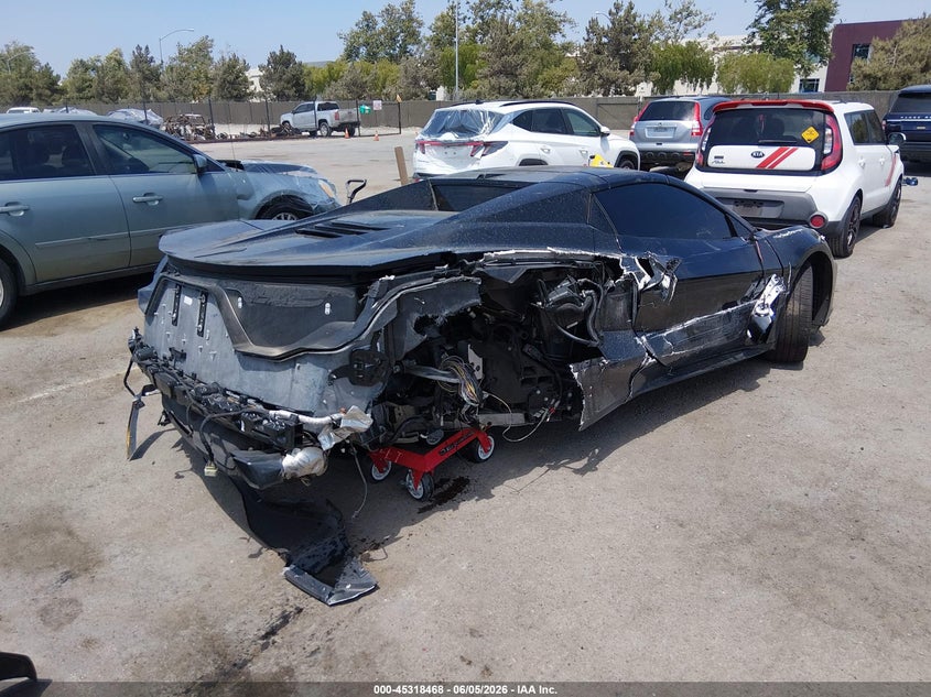 2024 Chevrolet Corvette stingray VIN 1G1YB3D45R5126794 IAAI salvage auction — RIGHT SIDE, Salvage Title, sold $24,300 on 2026-07-13 (photo 4)