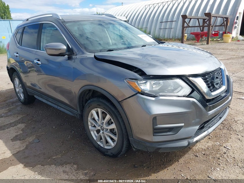2017 Nissan Rogue VIN KNMAT2MV9HP510976 IAAI salvage auction — FRONT & REAR, Salvage (Montana), sold $1,550 on 2026-07-29 (photo 1)
