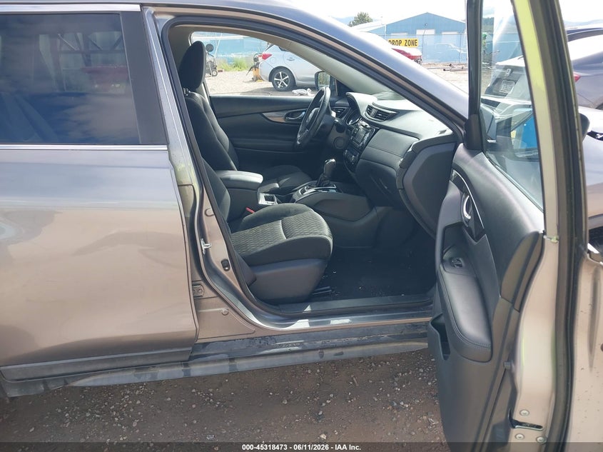 2017 Nissan Rogue VIN KNMAT2MV9HP510976 IAAI salvage auction — FRONT & REAR, Salvage (Montana), sold $1,550 on 2026-07-29 (photo 5)