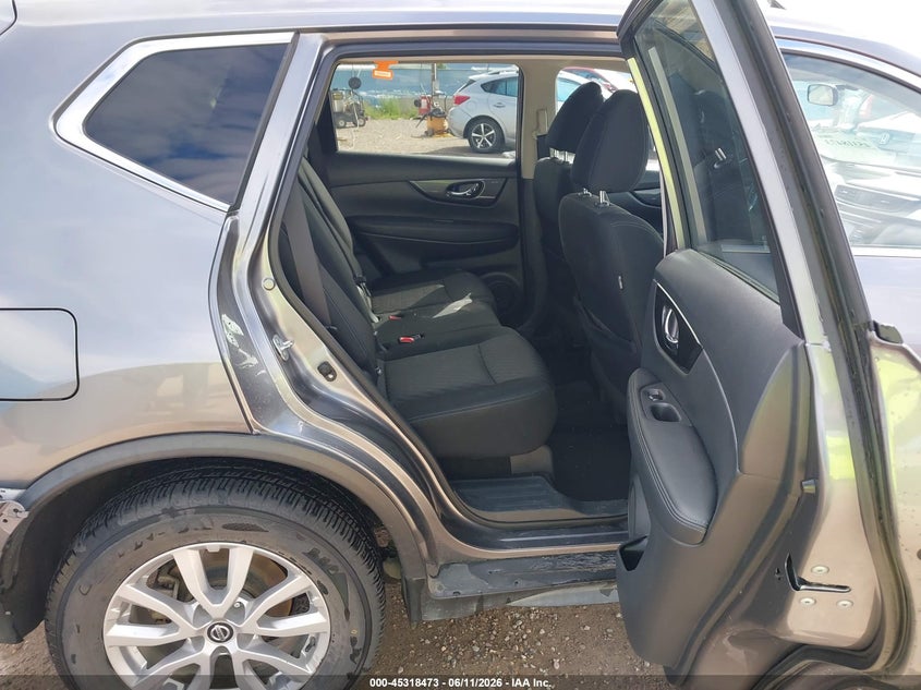 2017 Nissan Rogue VIN KNMAT2MV9HP510976 IAAI salvage auction — FRONT & REAR, Salvage (Montana), sold $1,550 on 2026-07-29 (photo 8)