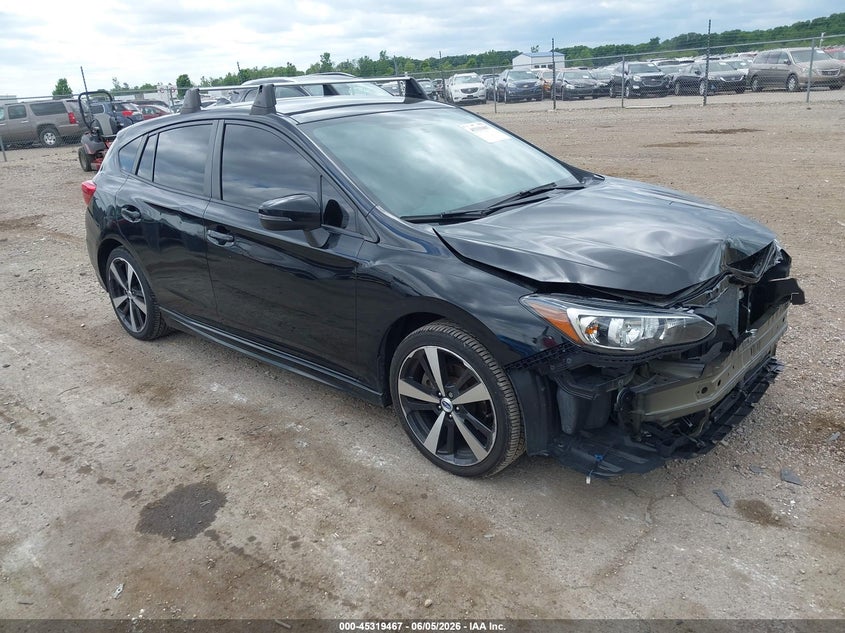 2018 Subaru Impreza VIN 4S3GTAK66J3710436 IAAI salvage auction — FRONT END, Salvage Title, sold $1,125 on 2026-07-29 (photo 1)