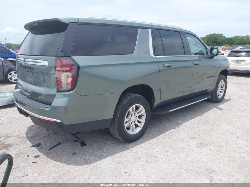 2023 Chevrolet Suburban VIN 1GNSCBKD4PR225790 IAAI salvage auction — FRONT END, Salvage Title, sold $12,600 on 2026-07-30 (photo 4)