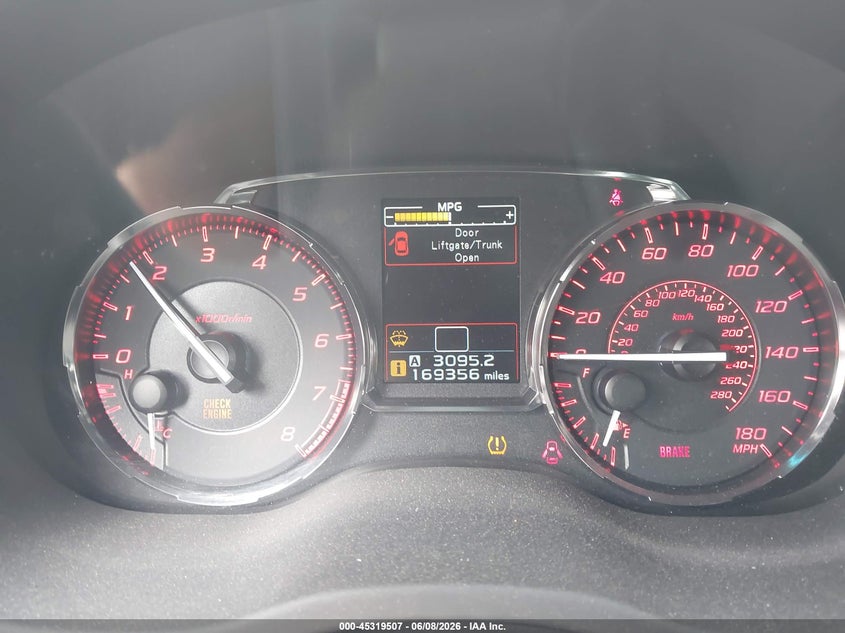 2016 Subaru Wrx VIN JF1VA1E62G9818640 IAAI salvage auction — LEFT FRONT, Salvage Title, sold $1,400 on 2026-07-22 (photo 7)