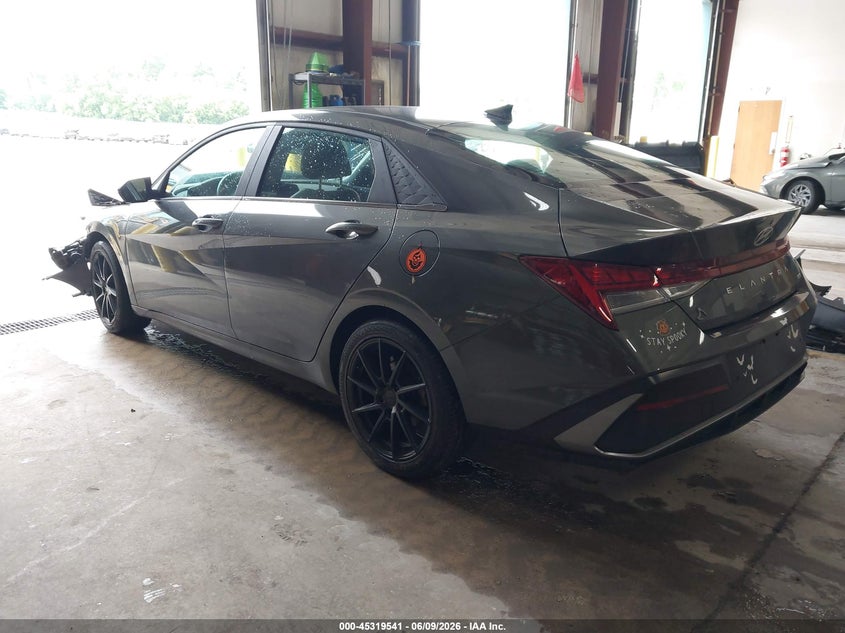 2024 Hyundai Elantra VIN KMHLN4DJ9RU104092 IAAI salvage auction — FRONT END, Salvage Title, sold $3,175 on 2026-07-13 (photo 3)