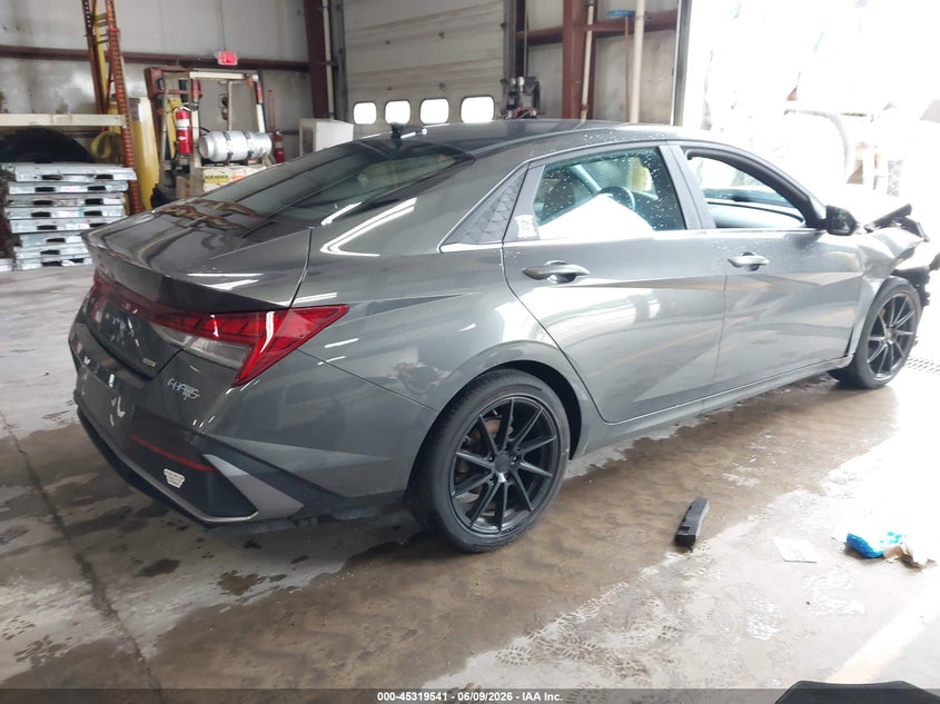 2024 Hyundai Elantra VIN KMHLN4DJ9RU104092 IAAI salvage auction — FRONT END, Salvage Title, sold $3,175 on 2026-07-13 (photo 4)