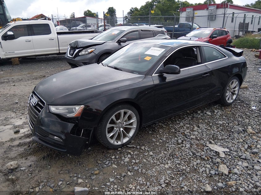 2014 Audi A5 VIN WAUCFAFR9EA024433 IAAI salvage auction — REAR END, Salvage Title, sold $800 on 2026-07-22 (photo 2)