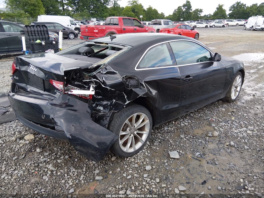 2014 Audi A5 VIN WAUCFAFR9EA024433 IAAI salvage auction — REAR END, Salvage Title, sold $800 on 2026-07-22 (photo 4)