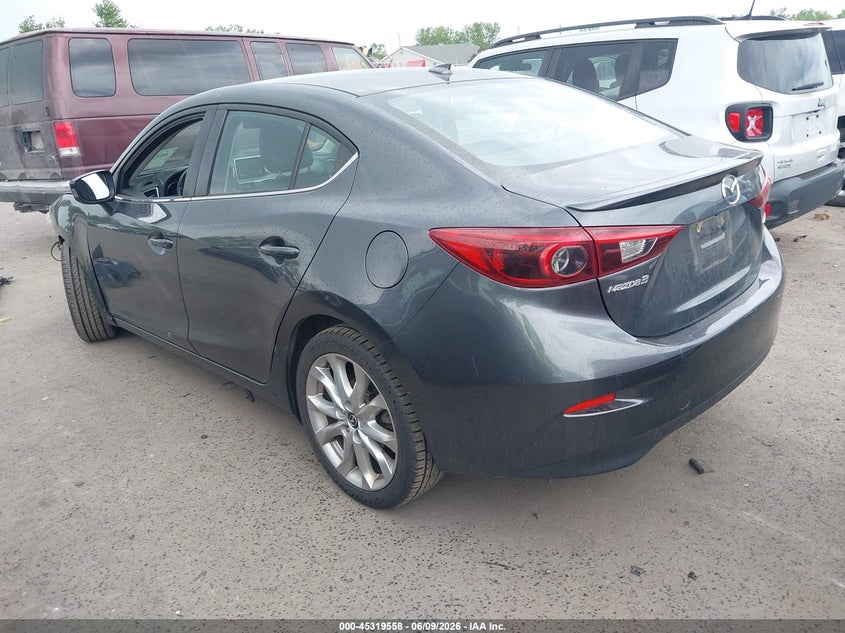 2014 Mazda 3 VIN JM1BM1W32E1107346 IAAI salvage auction — LEFT FRONT, Salvage Title, sold $2,675 on 2026-07-07 (photo 3)