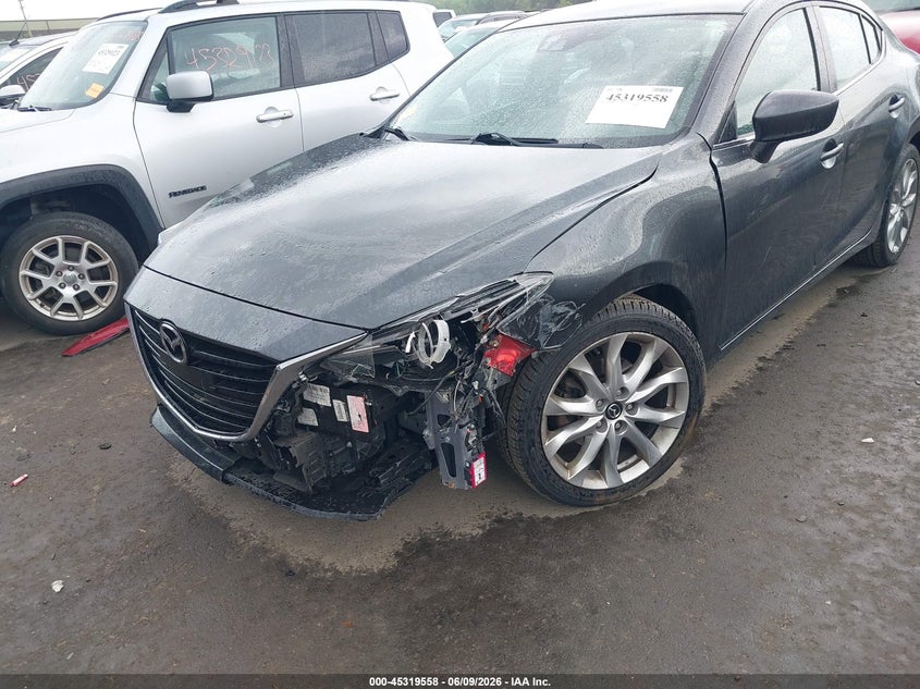 2014 Mazda 3 VIN JM1BM1W32E1107346 IAAI salvage auction — LEFT FRONT, Salvage Title, sold $2,675 on 2026-07-07 (photo 6)