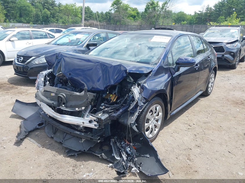 2020 Toyota Corolla VIN JTDEPRAE9LJ002294 IAAI salvage auction — FRONT END, Salvage (Massachusetts), sold $2,500 on 2026-07-17 (photo 2)