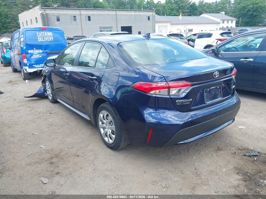 2020 Toyota Corolla VIN JTDEPRAE9LJ002294 IAAI salvage auction — FRONT END, Salvage (Massachusetts), sold $2,500 on 2026-07-17 (photo 3)