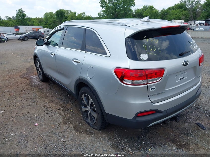 2016 Kia Sorento VIN 5XYPHDA58GG171723 IAAI salvage auction — FRONT END, Clear (Virginia), sold $1,600 on 2026-07-07 (photo 3)
