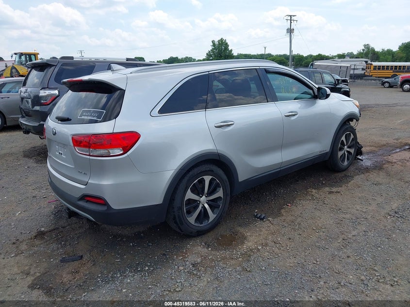 2016 Kia Sorento VIN 5XYPHDA58GG171723 IAAI salvage auction — FRONT END, Clear (Virginia), sold $1,600 on 2026-07-07 (photo 4)