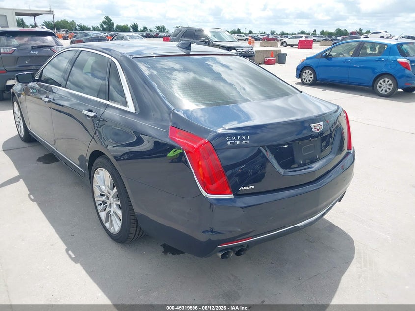 2016 Cadillac Ct6 VIN 1G6KD5RS5GU152540 IAAI salvage auction — REAR END, Salvage (Texas), sold $9,050 on 2026-07-08 (photo 3)