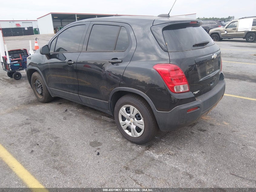 2016 Chevrolet Trax VIN KL7CJKSB5GB591152 IAAI salvage auction — NORMAL WEAR, Salvage Title, sold $525 on 2026-07-29 (photo 3)
