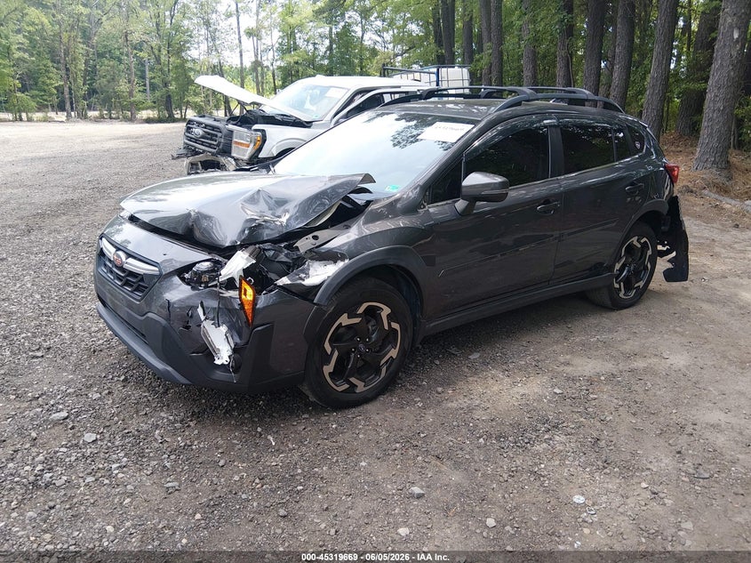 2021 Subaru Xv VIN JF2GTHNC5M8211307 IAAI salvage auction — FRONT & REAR, Salvage Title, sold $2,350 on 2026-07-21 (photo 2)