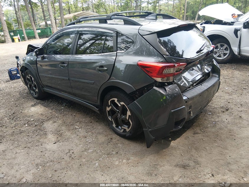 2021 Subaru Xv VIN JF2GTHNC5M8211307 IAAI salvage auction — FRONT & REAR, Salvage Title, sold $2,350 on 2026-07-21 (photo 3)