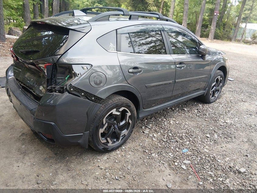 2021 Subaru Xv VIN JF2GTHNC5M8211307 IAAI salvage auction — FRONT & REAR, Salvage Title, sold $2,350 on 2026-07-21 (photo 4)