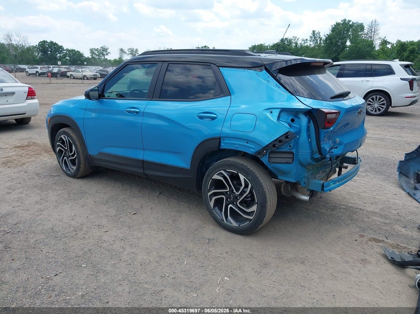 2025 Chevrolet Trailblazer VIN KL79MTSL0SB094454 IAAI salvage auction — REAR END, Salvage Title, sold $10,100 on 2026-07-13 (photo 3)