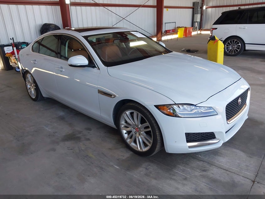 2018 Jaguar Xf VIN SAJBH4EV6JCY53260 IAAI salvage auction — REAR END, Salvage (California), sold $5,500 on 2026-07-28 (photo 1)