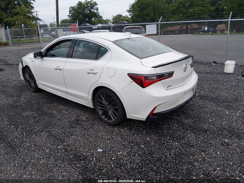 2022 Acura Ilx VIN 19UDE2F89NA004479 IAAI salvage auction — LEFT & RIGHT, Salvage (South Carolina), sold $5,000 on 2026-09-08 (photo 3)
