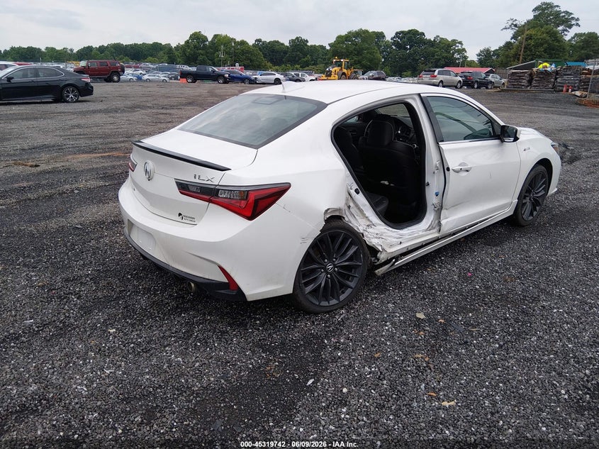 2022 Acura Ilx VIN 19UDE2F89NA004479 IAAI salvage auction — LEFT & RIGHT, Salvage (South Carolina), sold $5,000 on 2026-09-08 (photo 4)
