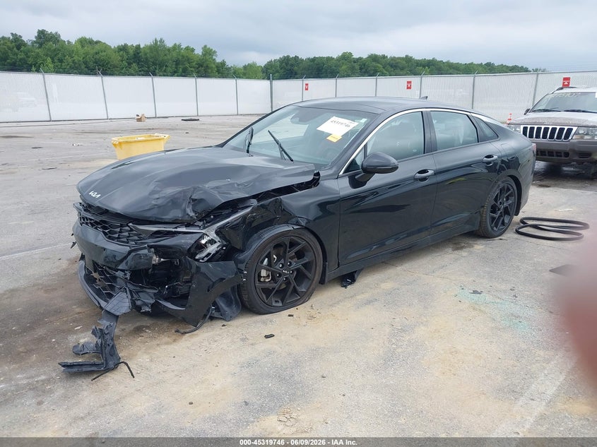 2026 Kia K5 VIN KNAG64J70T5449926 IAAI salvage auction — FRONT END, Salvage Title, sold $6,025 on 2026-07-19 (photo 2)