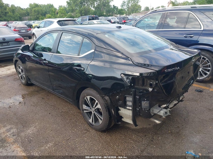 2023 Nissan Sentra VIN 3N1AB8CV3PY322039 IAAI salvage auction — REAR END, Clear (Missouri), sold $7,100 on 2026-07-25 (photo 3)