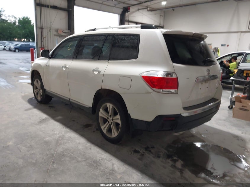 2013 Toyota Highlander VIN 5TDDK3EH9DS238458 IAAI salvage auction — FRONT END, Salvage Title, sold $4,000 on 2026-07-06 (photo 3)