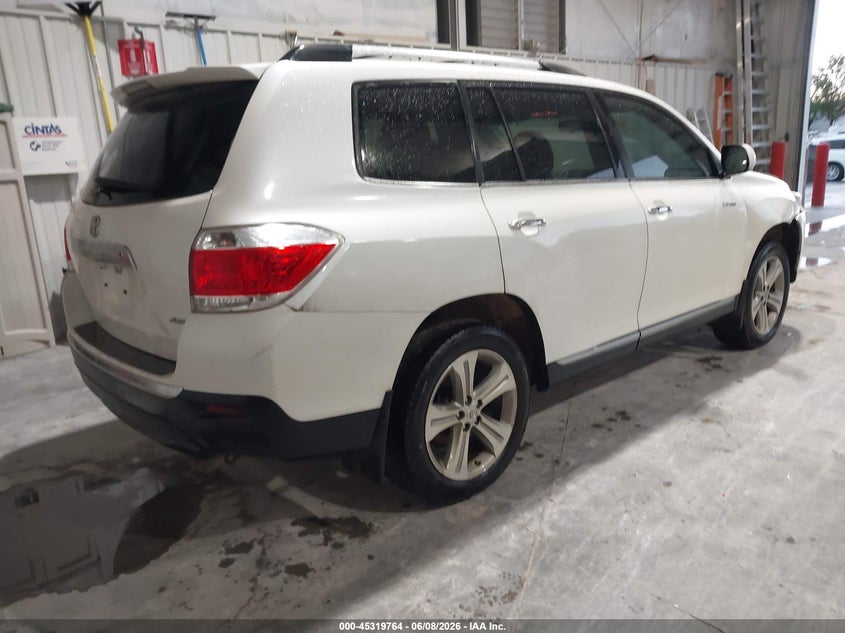 2013 Toyota Highlander VIN 5TDDK3EH9DS238458 IAAI salvage auction — FRONT END, Salvage Title, sold $4,000 on 2026-07-06 (photo 4)