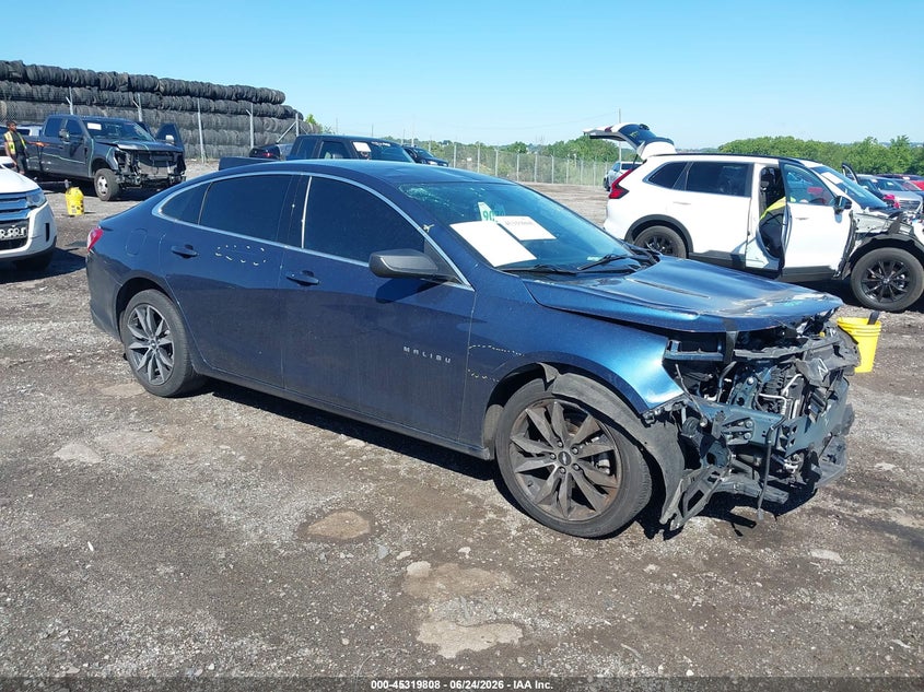 2022 Chevrolet Malibu VIN 1G1ZD5ST1NF152169 IAAI salvage auction — FRONT END, Salvage (Pennsylvania), sold $2,650 on 2026-07-24 (photo 1)