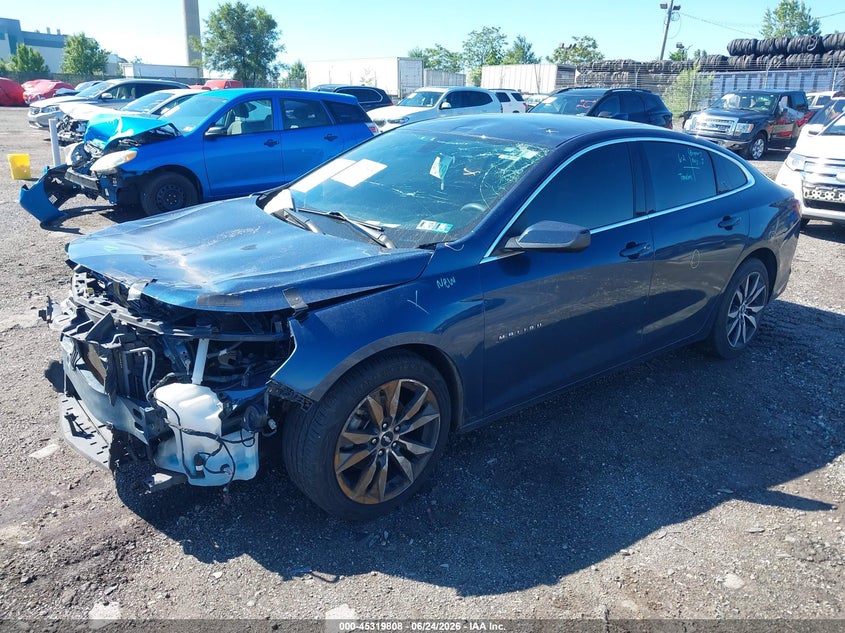 2022 Chevrolet Malibu VIN 1G1ZD5ST1NF152169 IAAI salvage auction — FRONT END, Salvage Title, sold $2,650 on 2026-07-23 (photo 2)