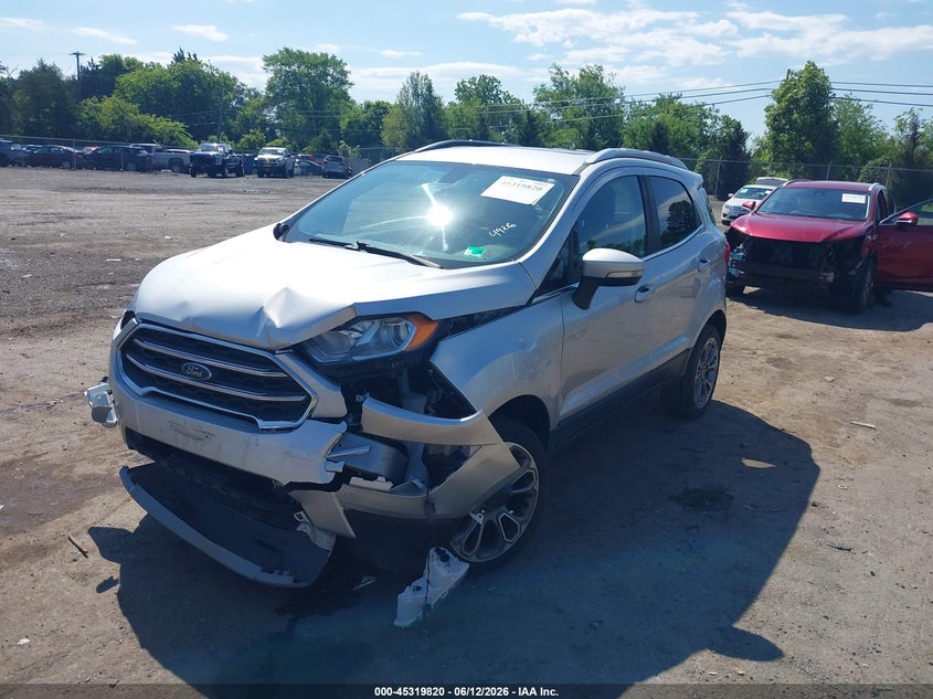 2019 Ford Ecosport VIN MAJ6S3KL2KC297504 IAAI salvage auction — FRONT END, Salvage (Virginia), sold $1,750 on 2026-07-28 (photo 2)