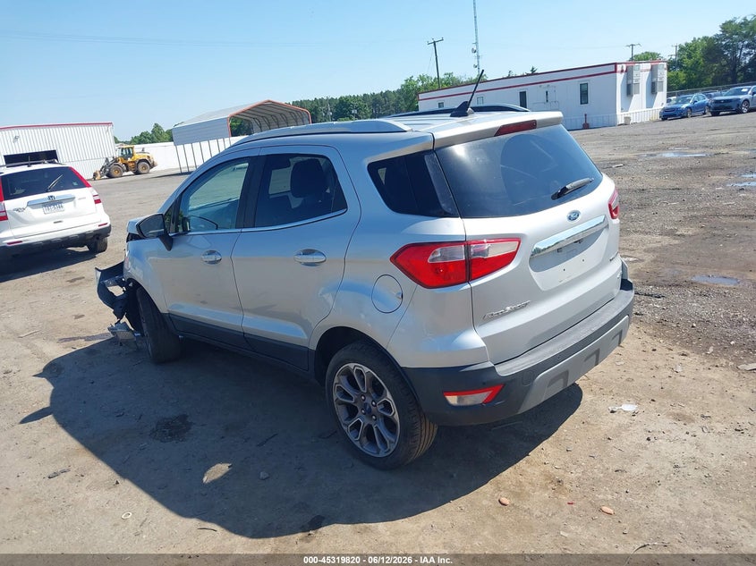 2019 Ford Ecosport VIN MAJ6S3KL2KC297504 IAAI salvage auction — FRONT END, Salvage (Virginia), sold $1,750 on 2026-07-28 (photo 3)