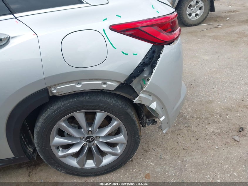 2020 Infiniti Qx50 VIN 3PCAJ5M14LF103509 IAAI salvage auction — REAR END, Original (Texas), sold $5,100 on 2026-07-22 (photo 6)