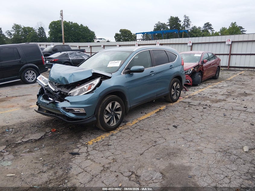 2016 Honda Cr-v VIN 5J6RM3H9XGL006827 IAAI salvage auction — LEFT FRONT, Salvage Title, sold $3,300 on 2026-07-23 (photo 2)