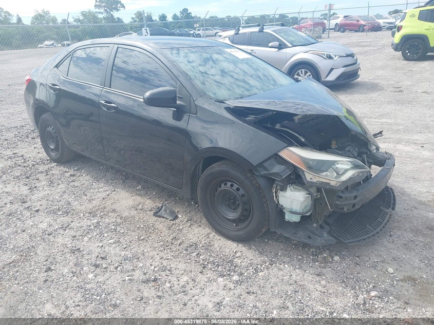 2016 Toyota Corolla VIN 5YFBURHE2GP460407 IAAI salvage auction — FRONT & REAR, Salvage Title, sold $1,675 on 2026-07-16 (photo 1)